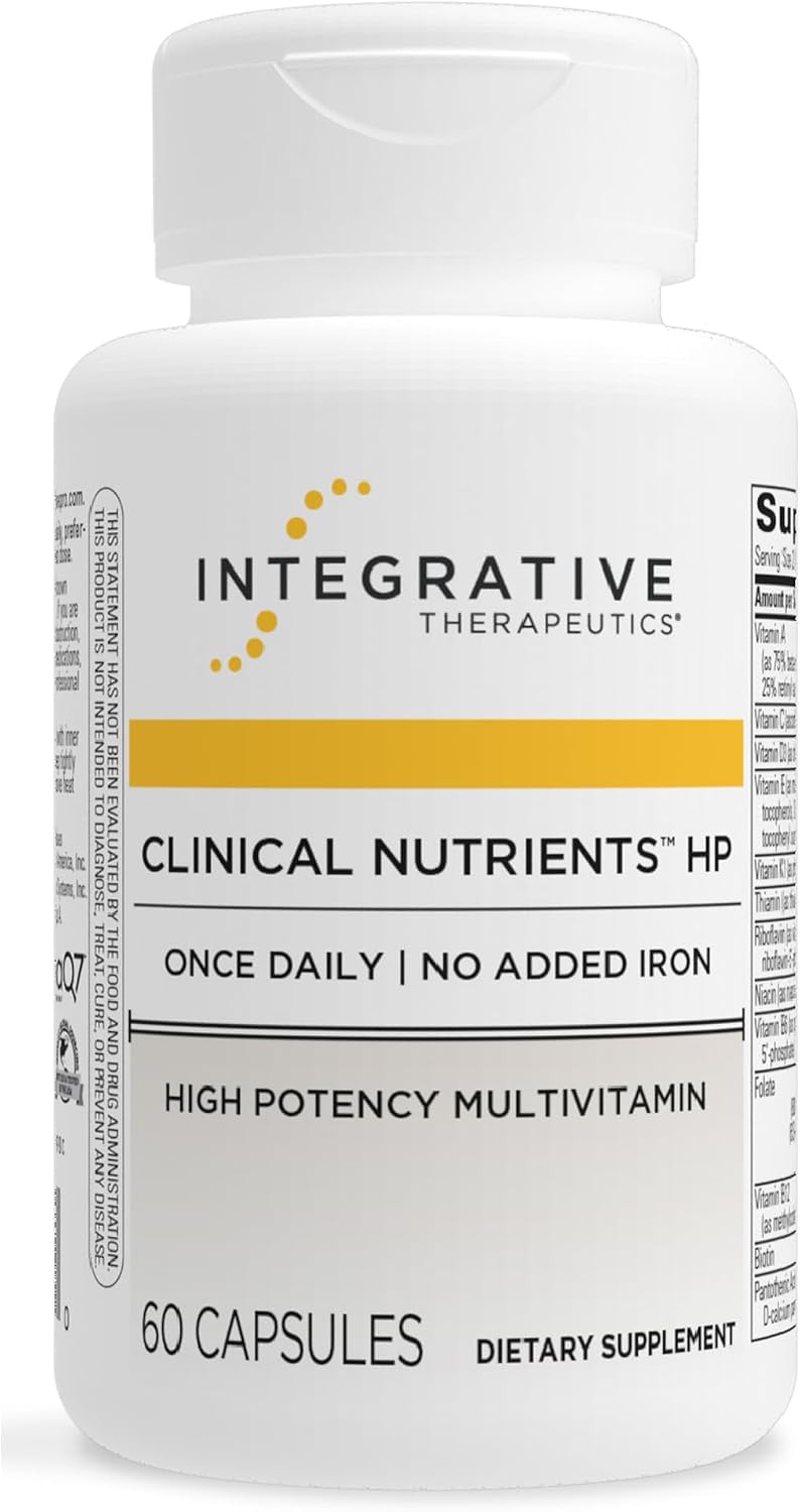 Integrative Therapeutics Clinical Nutrients HP - Daily Multivitamin with Antioxidant Support, No Added Iron - 60 Tablets – Image 1