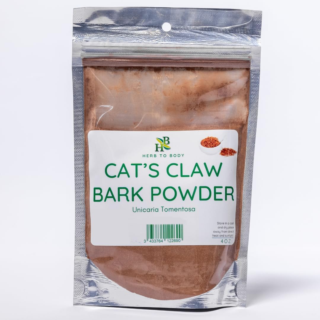 Herb To Body Cat's Claw Bark Powder - Uncaria Tomentosa, Finely Ground, 113g - görsel 1