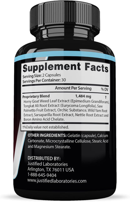 (2 Pack) XL Real Muscle Gainer Advanced Men's Health Formula 60 Capsules