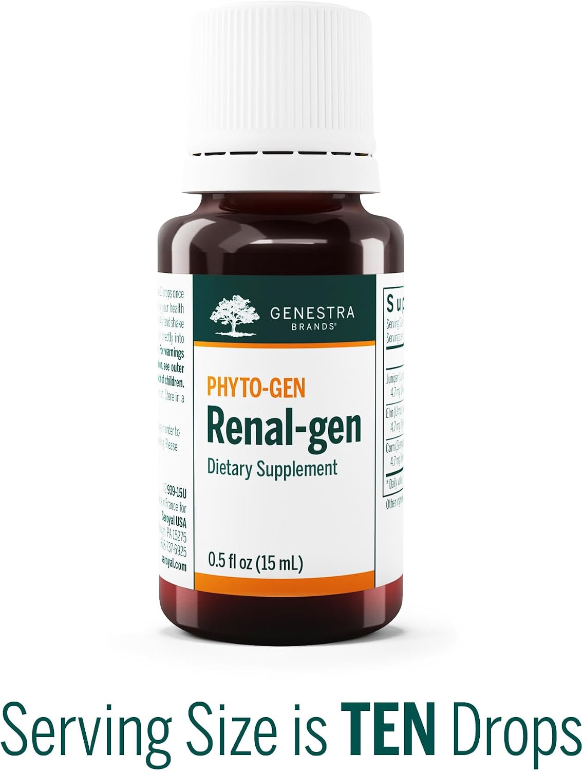 Genestra Brands Renal-gen Herbal Food Supplement with Juniper, Elm, and Corn - görsel 3