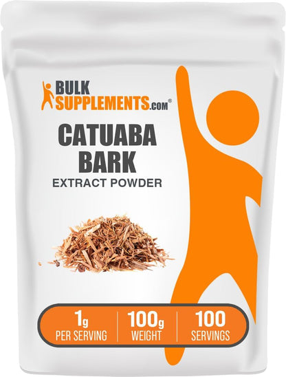 BulkSupplements.com Catuaba Bark Extract Powder – 250g (8.8 oz) – Vegan & Gluten-free