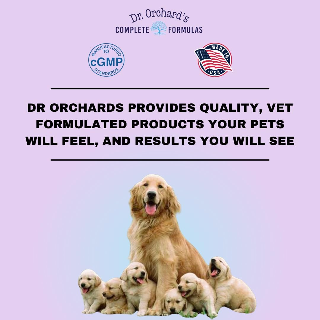 Dr Orchards Pregnancy Pro Dog Prenatal Vitamins - Premium Dog Supplement for Pregnancy, Prenatal + Postnatal, Lactation and Newborn Health Support, 90 Ct - görsel 3