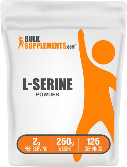 BulkSupplements L-Serine Powder, 250g