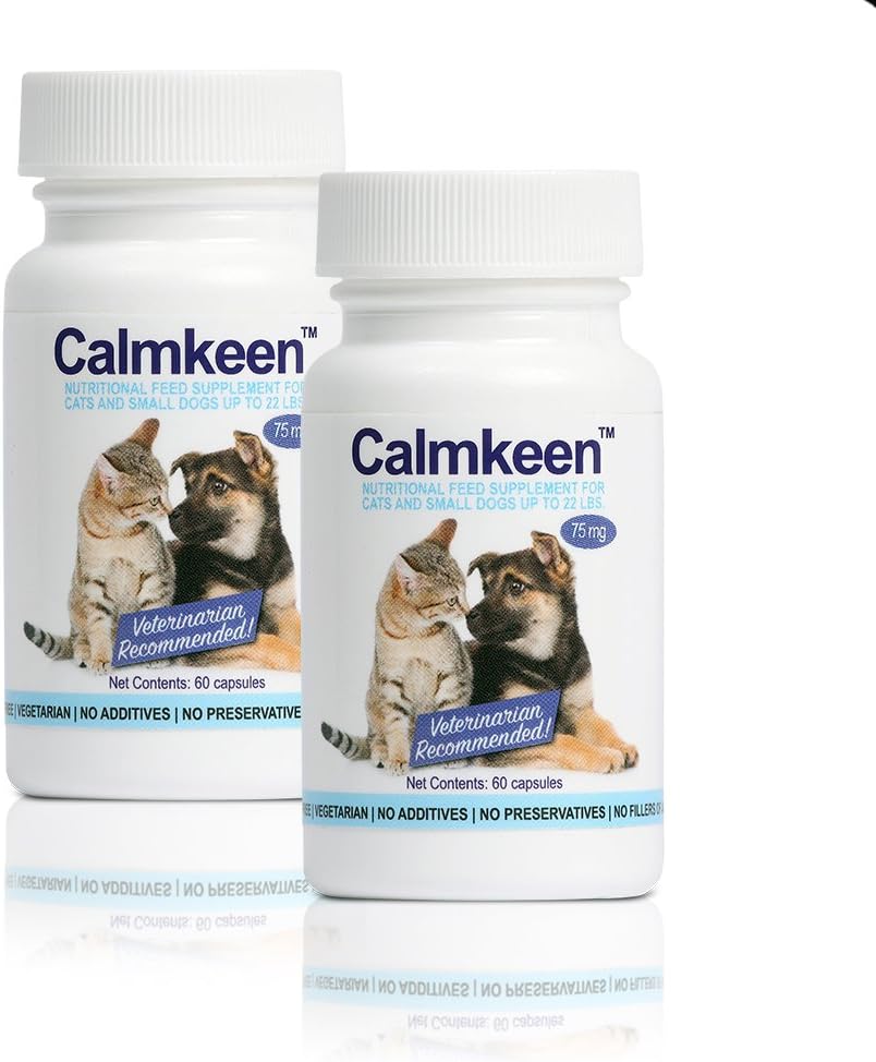 Calmkeen 75 mg Behaviour Support Capsules for Small Dogs & Cats (120 Capsules) - görsel 1