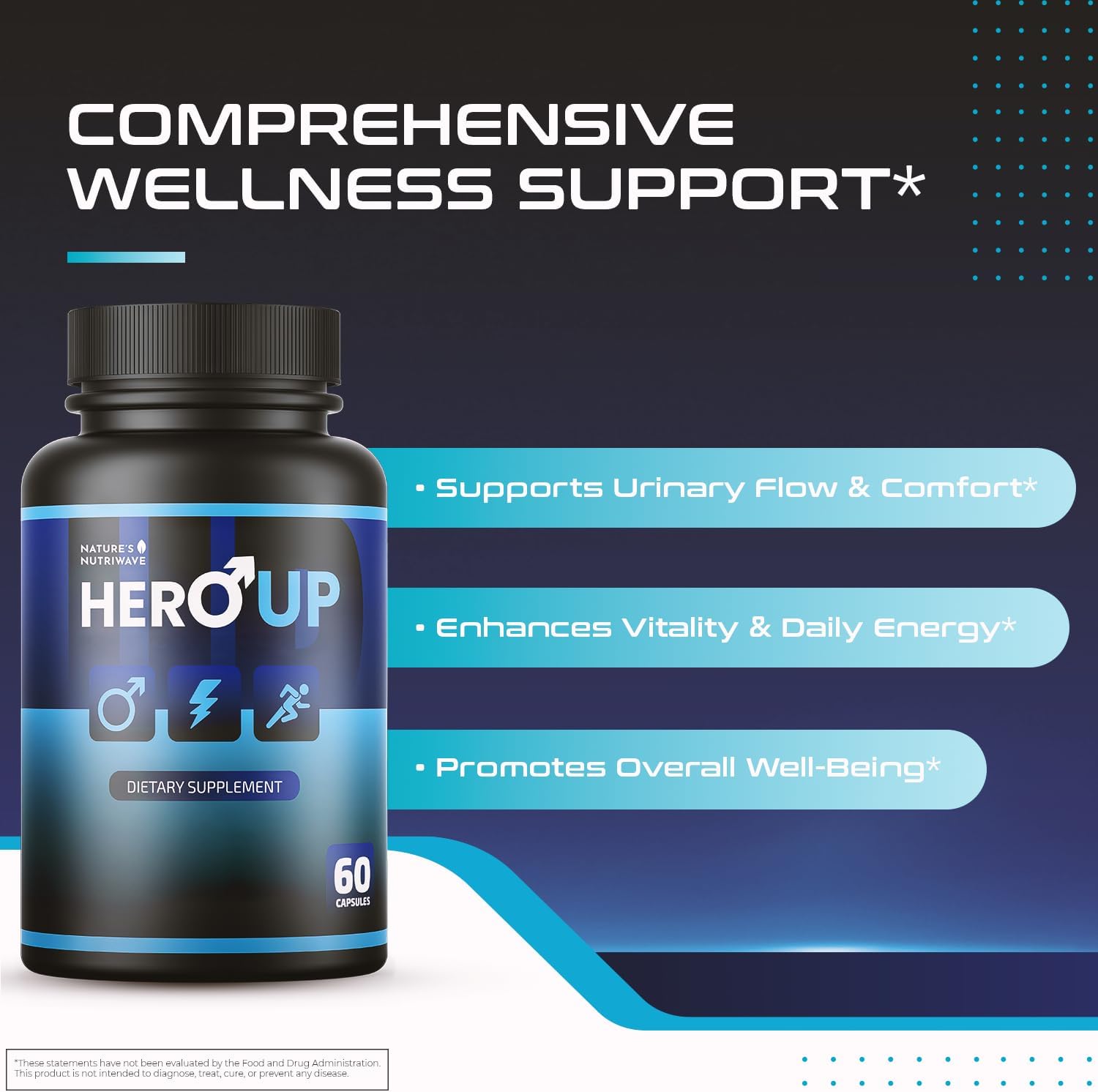 HeroUP – Plant-Based Capsules with Vitamin C – 60 Capsules (6-Month Supply) - görsel 2