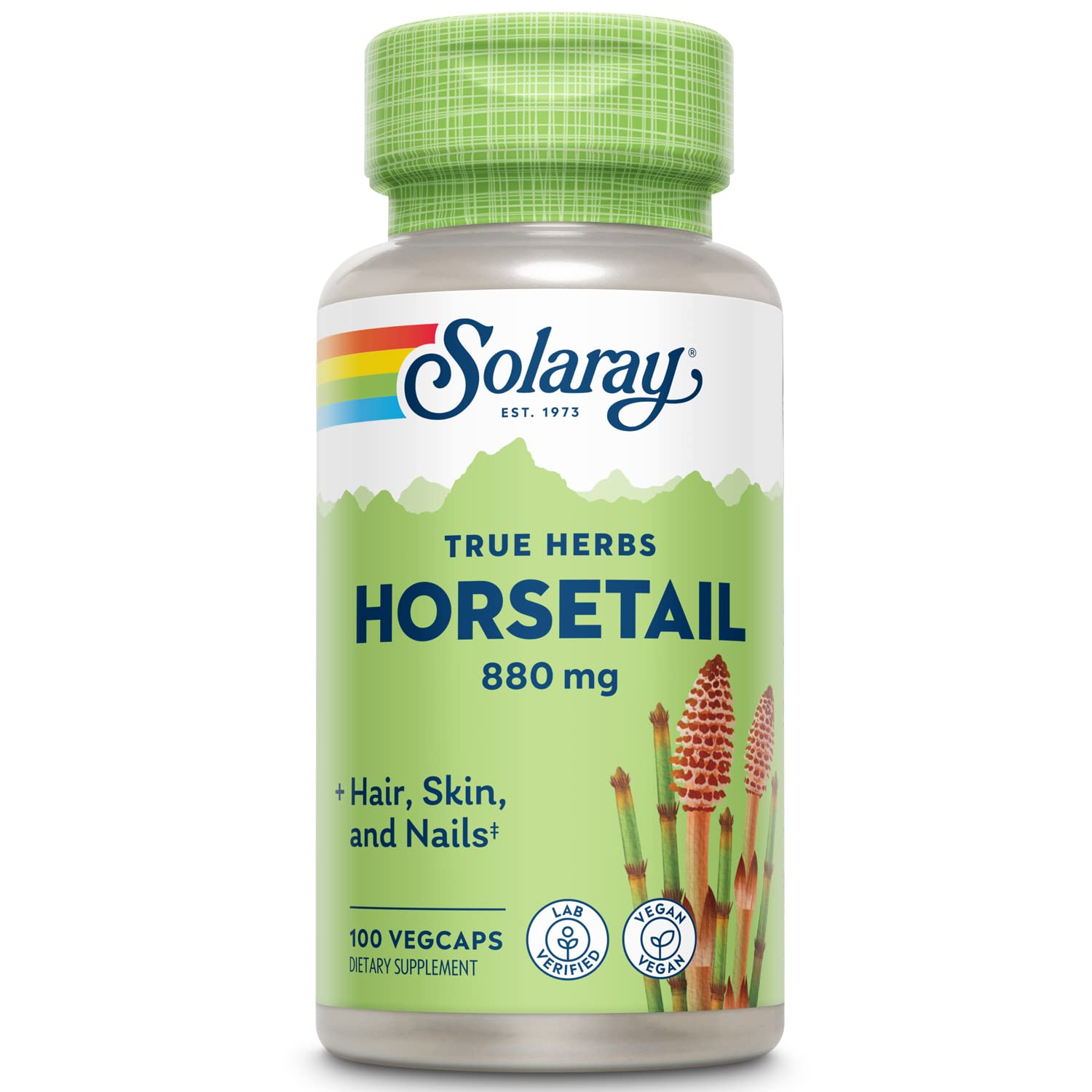 Solaray Horsetail Shavegrass, 440 mg, 100 Capsules - görsel 1