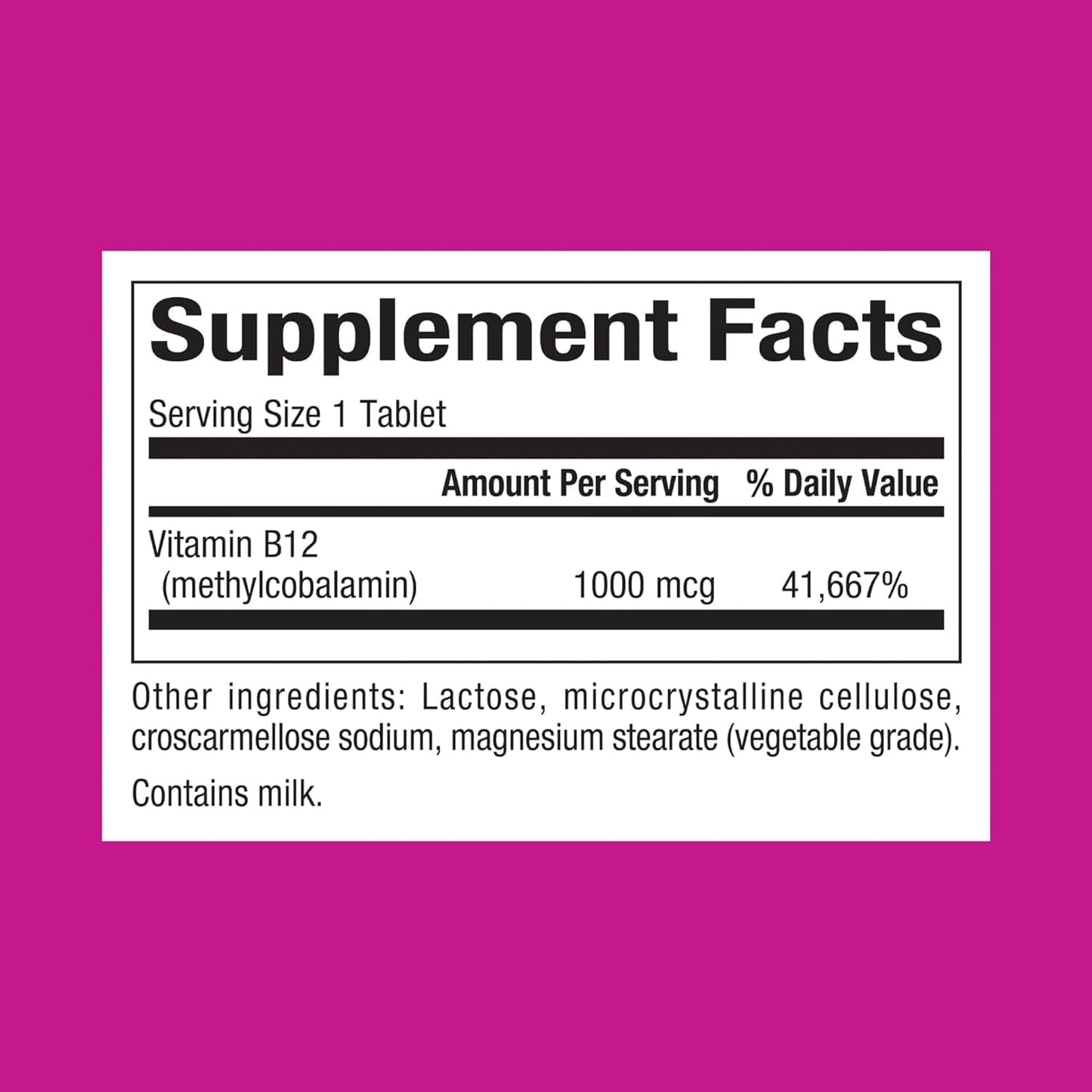Natural Factors Vitamin B12 Methylcobalamin 1,000 mcg Quick Dissolving Tablets - görsel 2