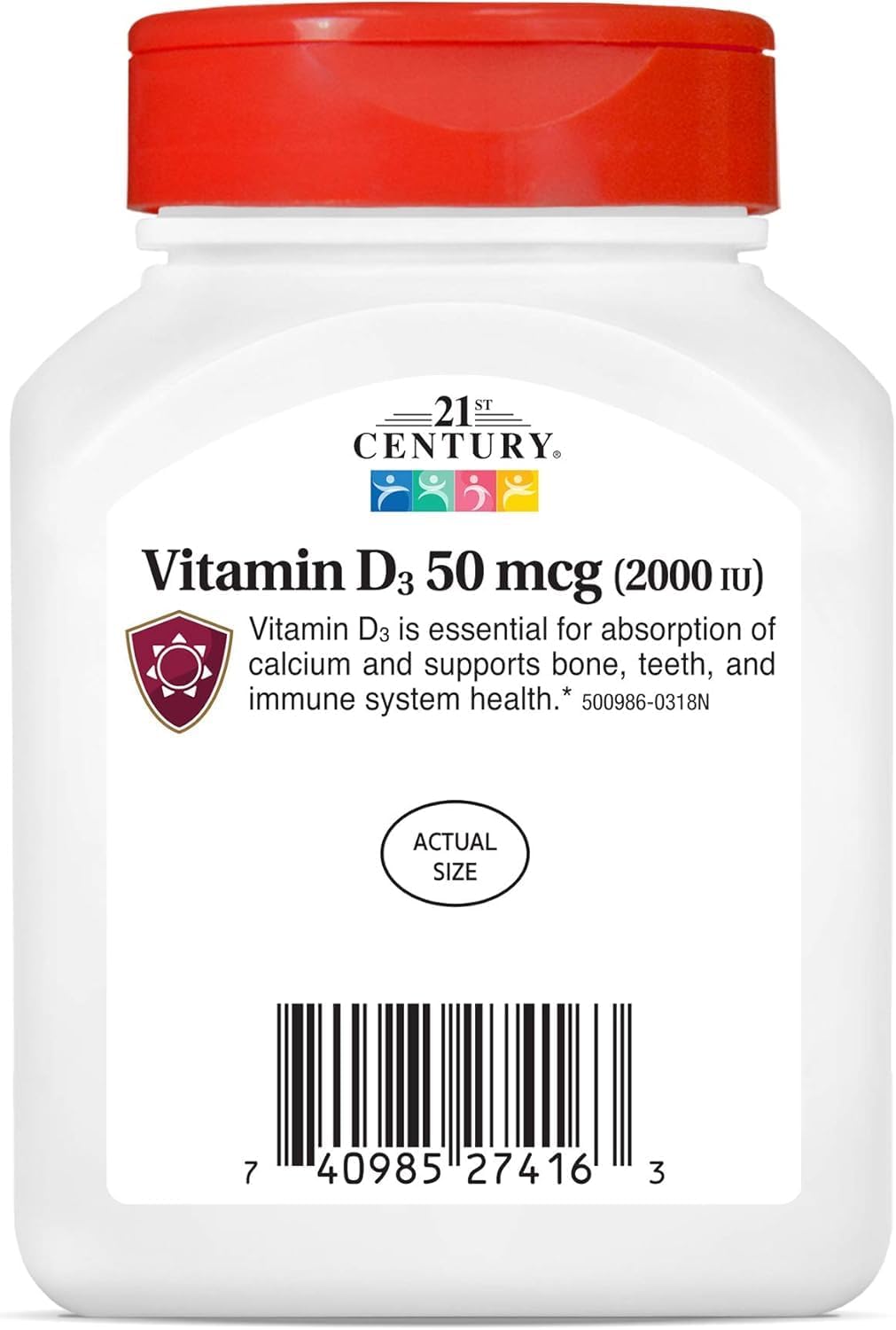 21st Century D3 2000 IU Softgels, 250 Count - görsel 5