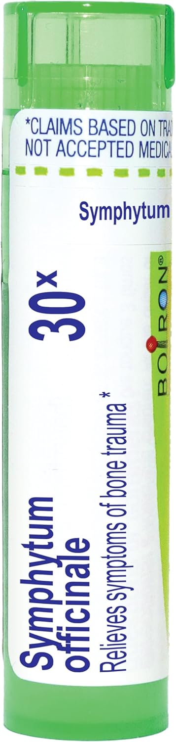Boiron Symphytum Officinale 30X Homeopathic Pellets for Bone Trauma Support - 80 Pellets