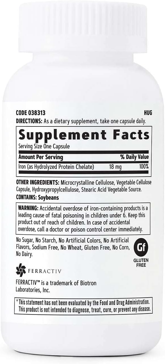 GNC Gentlesorb Iron 18 mg Supplement - görsel 2