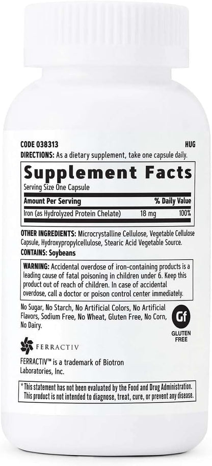 GNC Gentlesorb Iron 18 mg Supplement