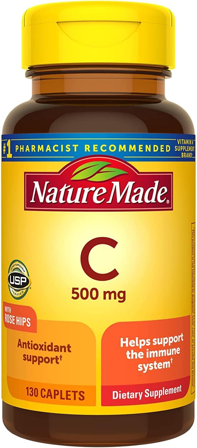 Nature Made Vitamin C 500 mg Chewable Tablets, Orange Flavour - Pack of 4 (240 Tablets) - görsel 9