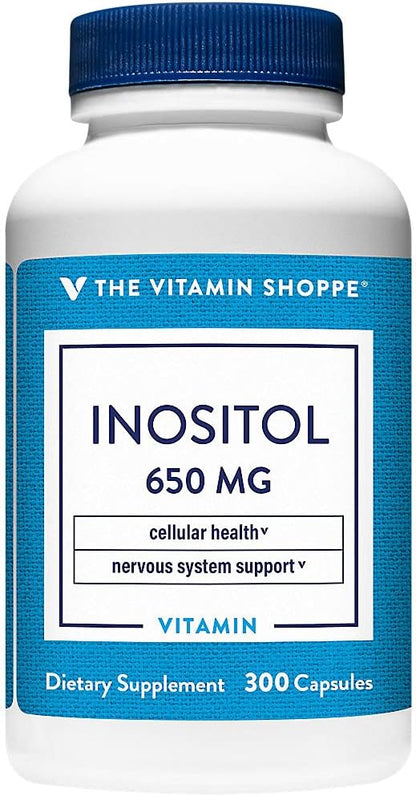 The Vitamin Shoppe Inositol 650mg Capsules - 100 Count