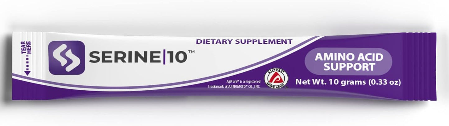 SERINE10 L-Serine Nootropics Sachets - 30 Premeasured Powder Sachets (10g each) - görsel 3