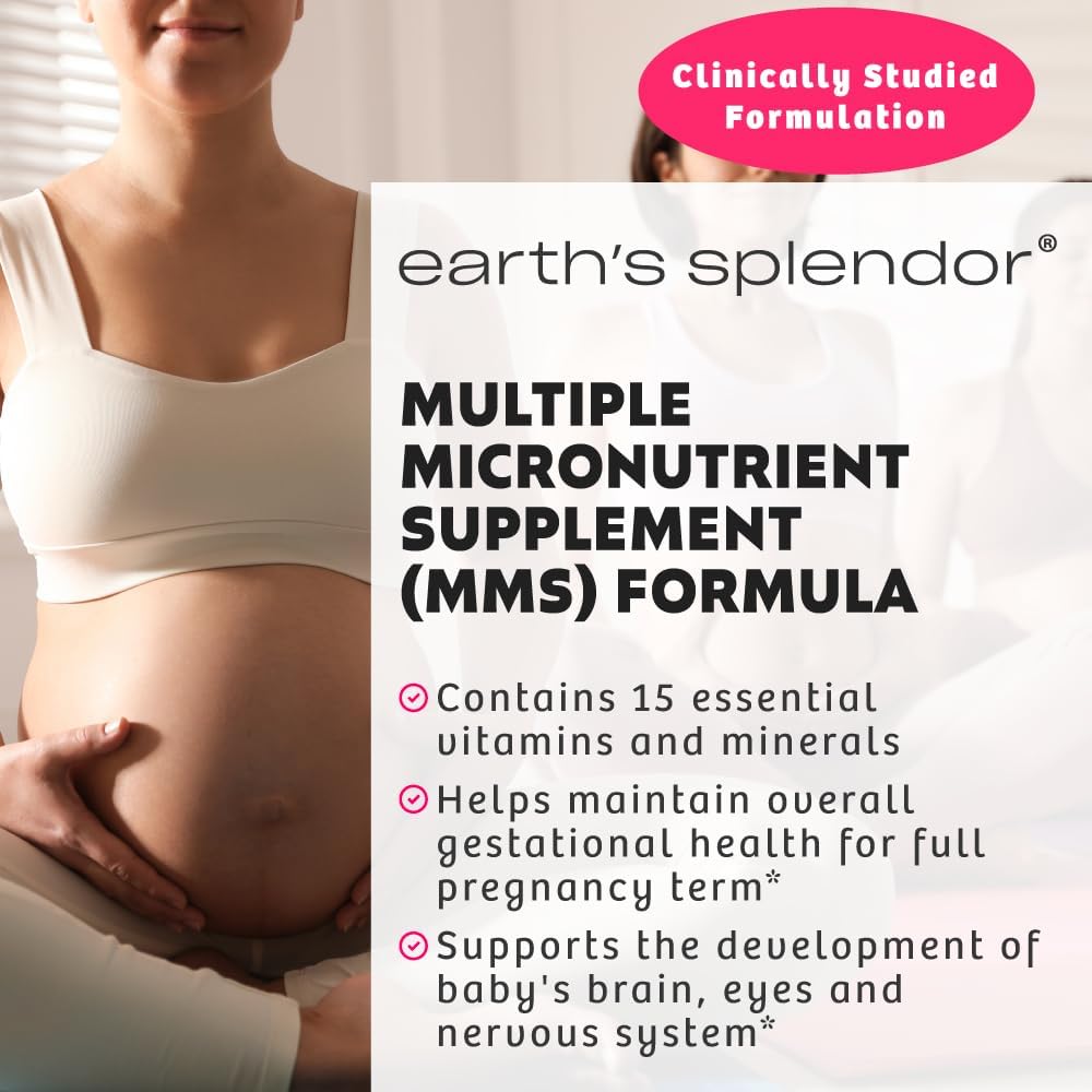 Earth's Splendor Prenatal Multivitamin - 180 Tablets (6-Month Supply) - görsel 2