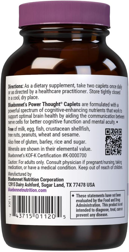 BlueBonnet Power Thought Supplement, 60 Caplets