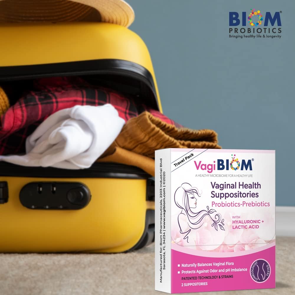 VagiBiom Probiotic Suppository Handy Travel Pack - 2 Suppositories - görsel 6