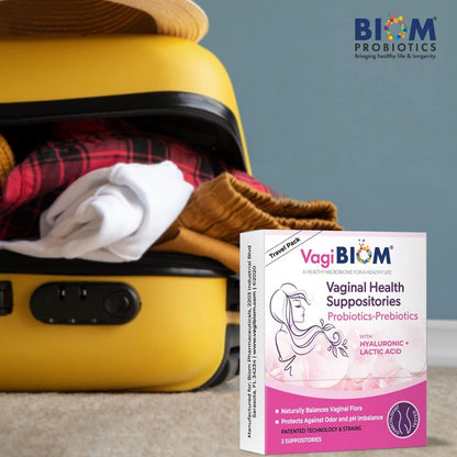 VagiBiom Probiotic Suppository Handy Travel Pack - 2 Suppositories