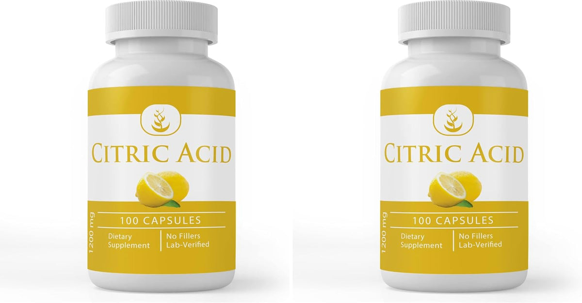 PURE ORIGINAL INGREDIENTS Citric Acid, 100 Capsules – Always Pure, No Additives or Fillers, Lab Verified - görsel 8