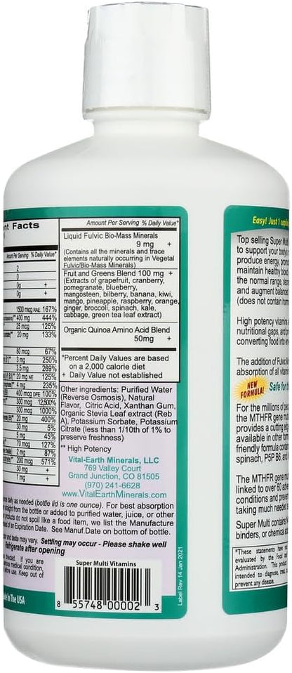 Vital Earth Minerals Super Multi Passion Fruit - 950 ml