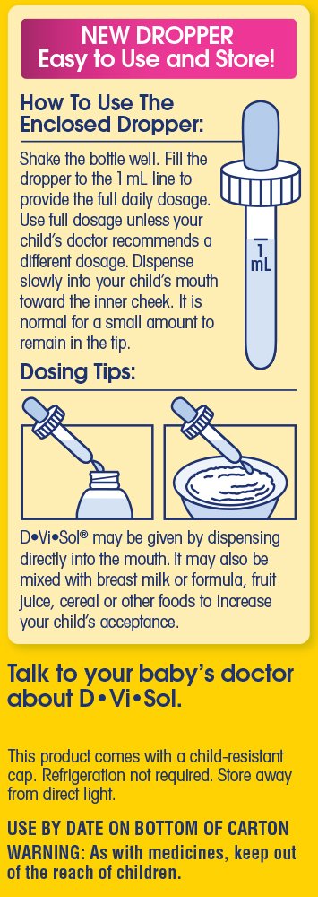 Enfamil D-Vi-Sol Liquid Vitamin D Supplement, 50 ml Bottle - görsel 7