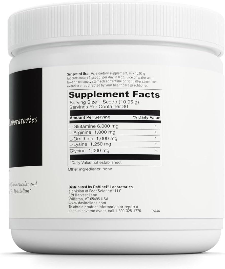 DAVINCI Labs Maxi-HGH - Amino Acid Supplement, 328.5 g Powder - görsel 2