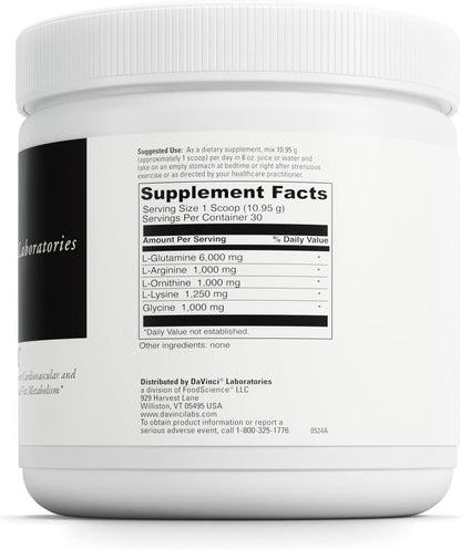 DAVINCI Labs Maxi-HGH - Amino Acid Supplement, 328.5 g Powder