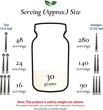 Foods For Gut Oral Care Probiotics Powder, 200 Billion CFU