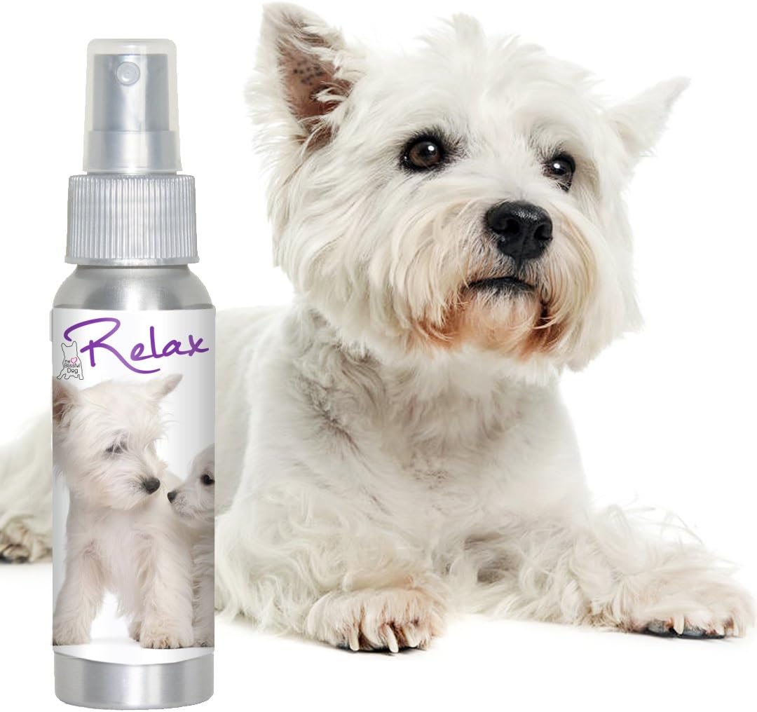 The Blissful Dog West Highland White Terrier Relax Dog Aromatherapy Spray for Dog Anxiety - görsel 7