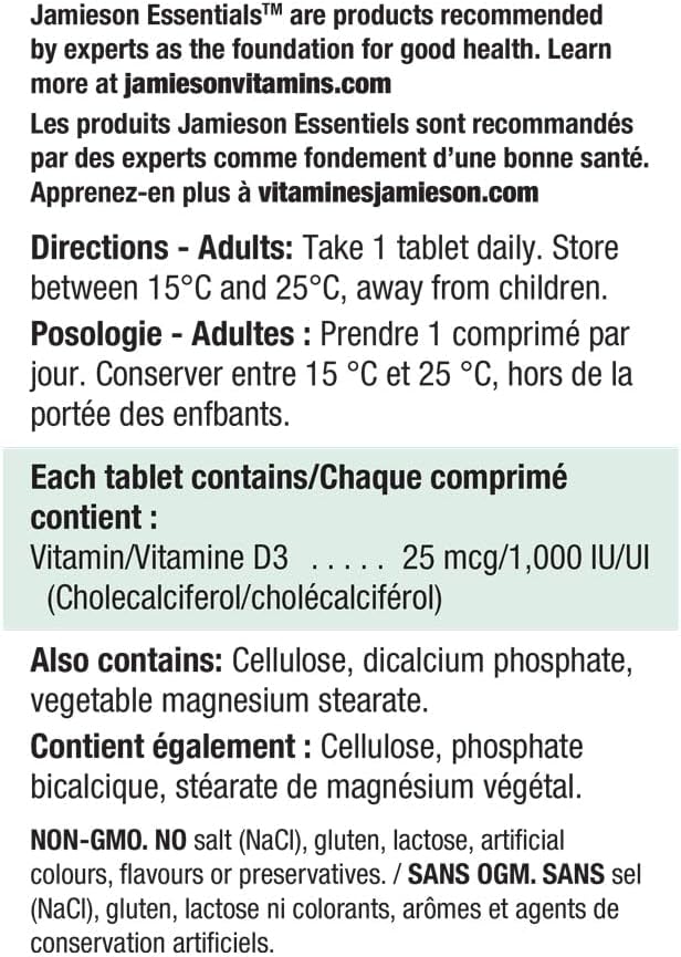 Vitamin D3 1,000 IU, 240 Tablets - görsel 5