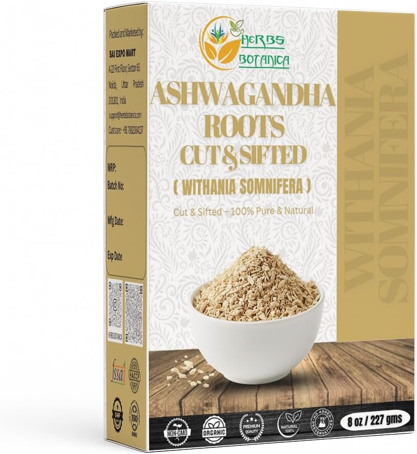 Herbs Botanica Ashwagandha Root Tea Loose Leaf - 227 g - görsel 1