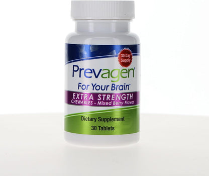Prevagen Extra Strength Mixed Berry Chewables - 30 Tablets (1 Month Supply)