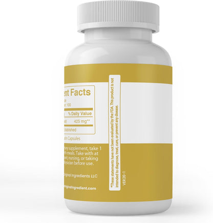 Pure Original Ingredients Senna Leaf, 100 Capsules – Always Pure, No Additives or Fillers
