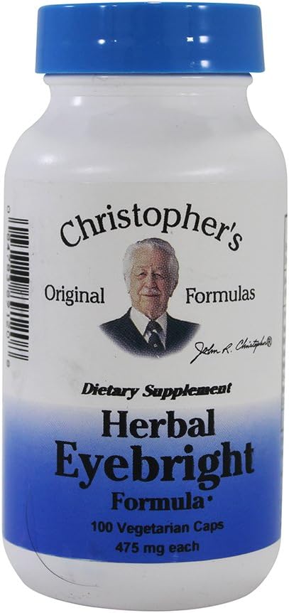 Christopher's Original Formulae Herbal Eye Formula - Natural Eye Support with Whole Food Herbs - Pack of 5