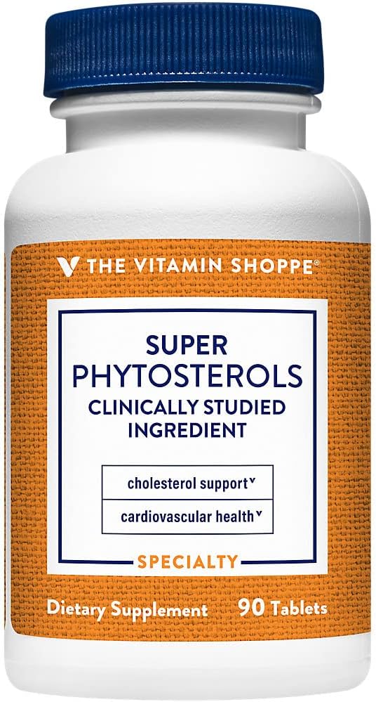 The Vitamin Shoppe Super Phytosterols 900mg, Supports Cardiovascular Health, 90 Tablets - görsel 1