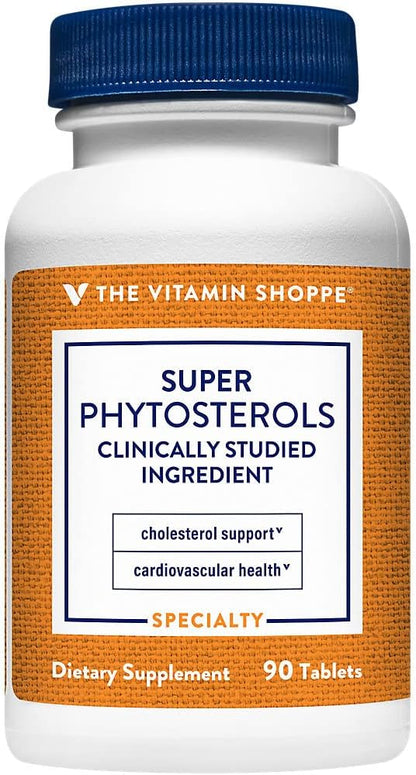 The Vitamin Shoppe Super Phytosterols 900mg, Supports Cardiovascular Health, 90 Tablets