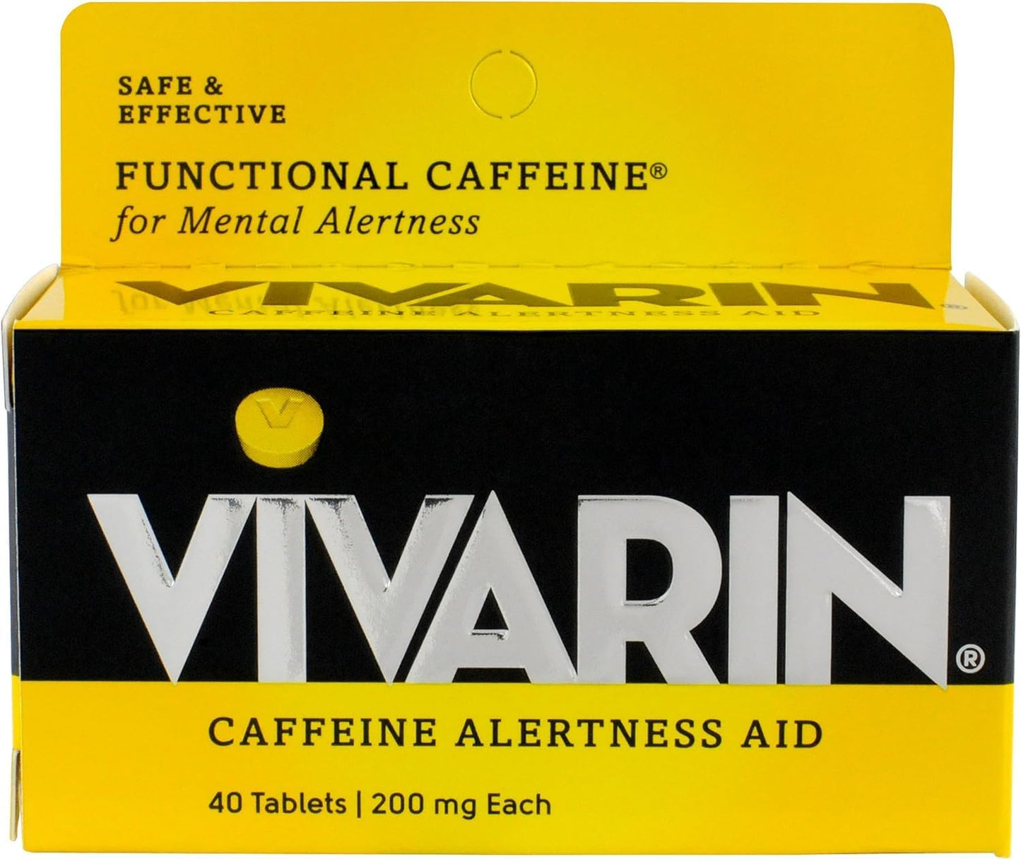Vivarin Alertness Aid, 40 Tablets (Pack of 4) - görsel 1