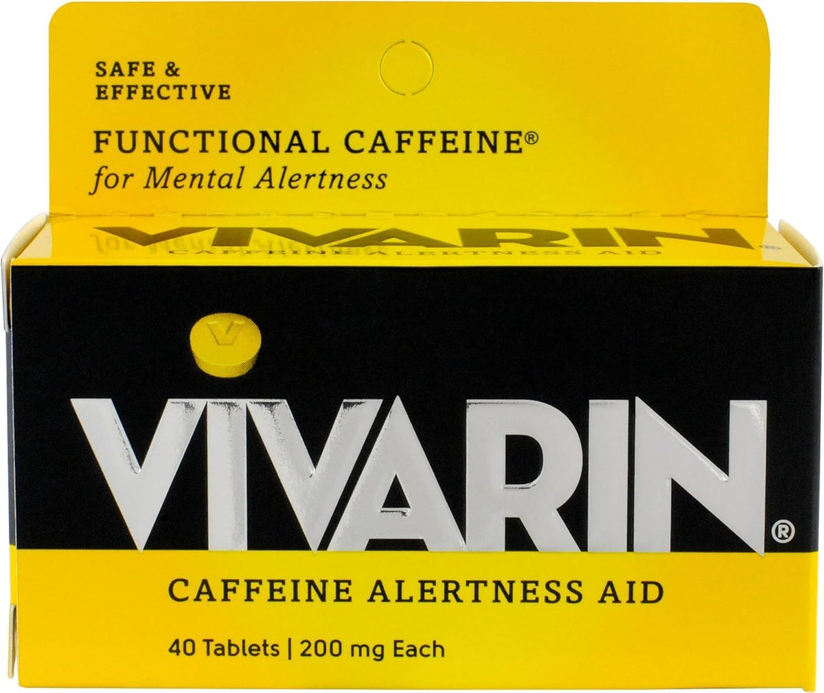 Vivarin Alertness Aid, 40 Tablets (Pack of 4) - görsel 1