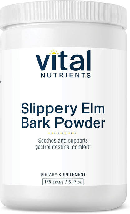 Vital Nutrients Slippery Elm Bark Powder - 2500mg - Vegan Gut Support
