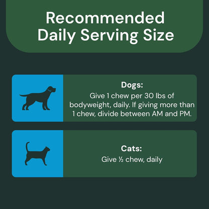 VETRISCIENCE Veterinary Strength Healthy Heart Chews – Heart & Energy Supplement for Pets – Cardiovascular Support – Chicken Flavour – 60 Count
