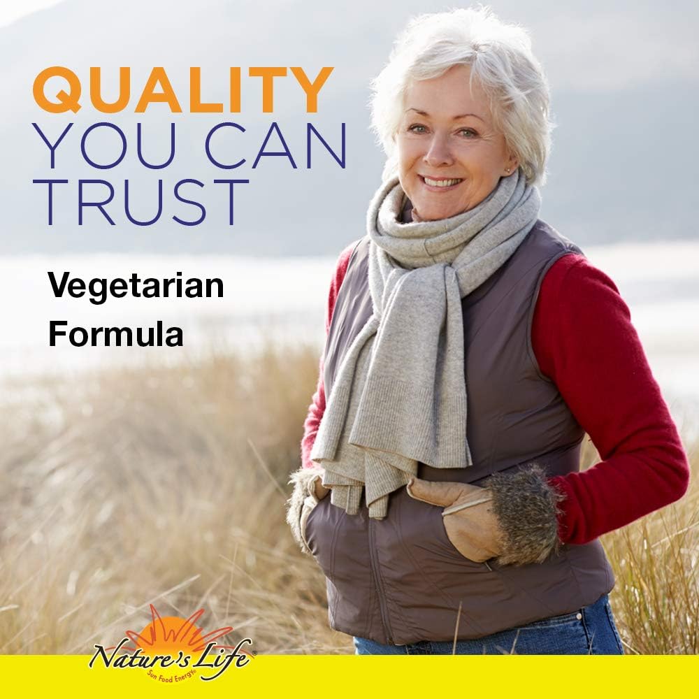 Nature's Life Vitamin D2 2000 IU – High Potency Ergocalciferol – 90 Vegetarian Capsules - görsel 4