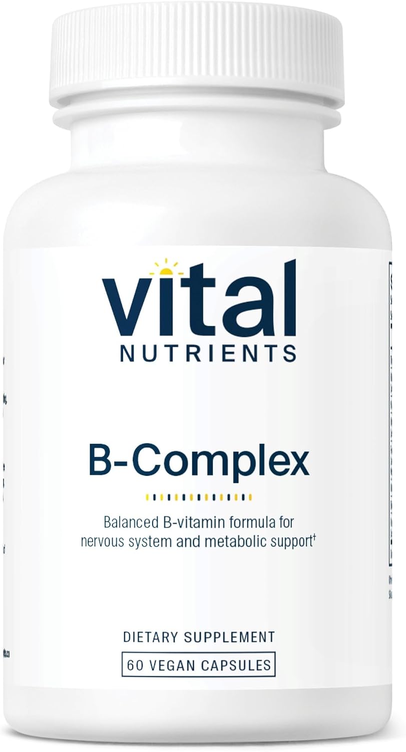Vital Nutrients Vitamin B-Complex - High-Potency Methylated B Vitamins for Energy and Metabolism* - görsel 1