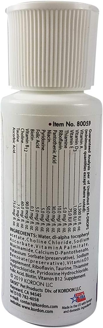 OASIS #80059 Ferret Vita-Drop Vitamins, 2 fl oz (59 ml) - görsel 4
