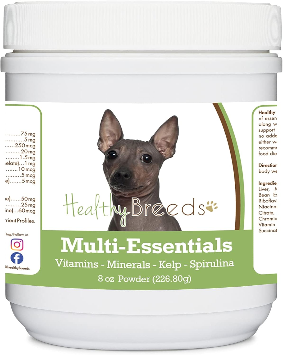Healthy Breeds Multi-Essentials Powder for Dogs – Vitamins, Minerals & Antioxidants Supplement (227g) - görsel 2