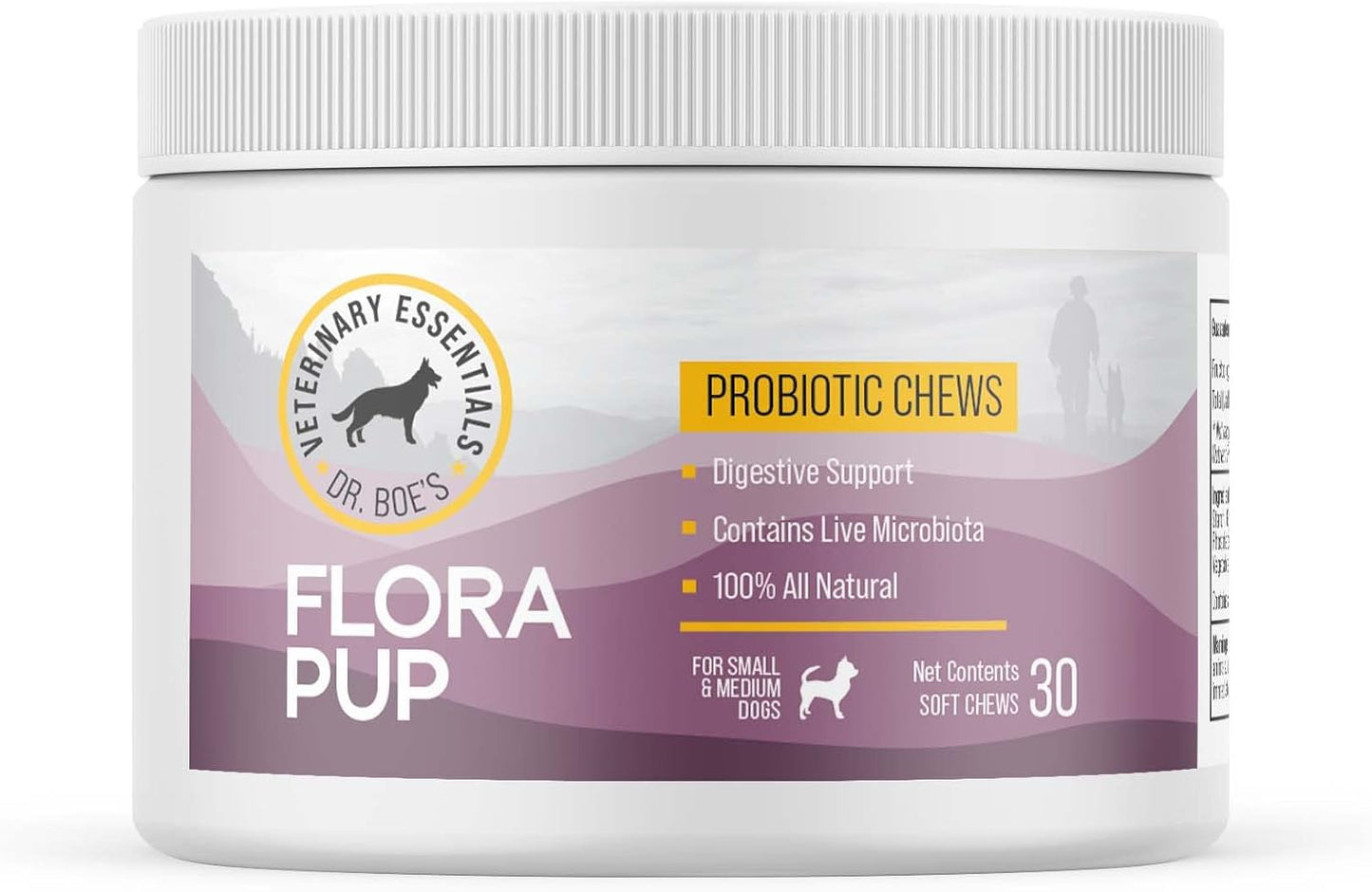 FloraPup Probiotic & Digestive Support for Dogs – Promotes & Maintains Gut Health, Supports Normal Immune Function - görsel 1