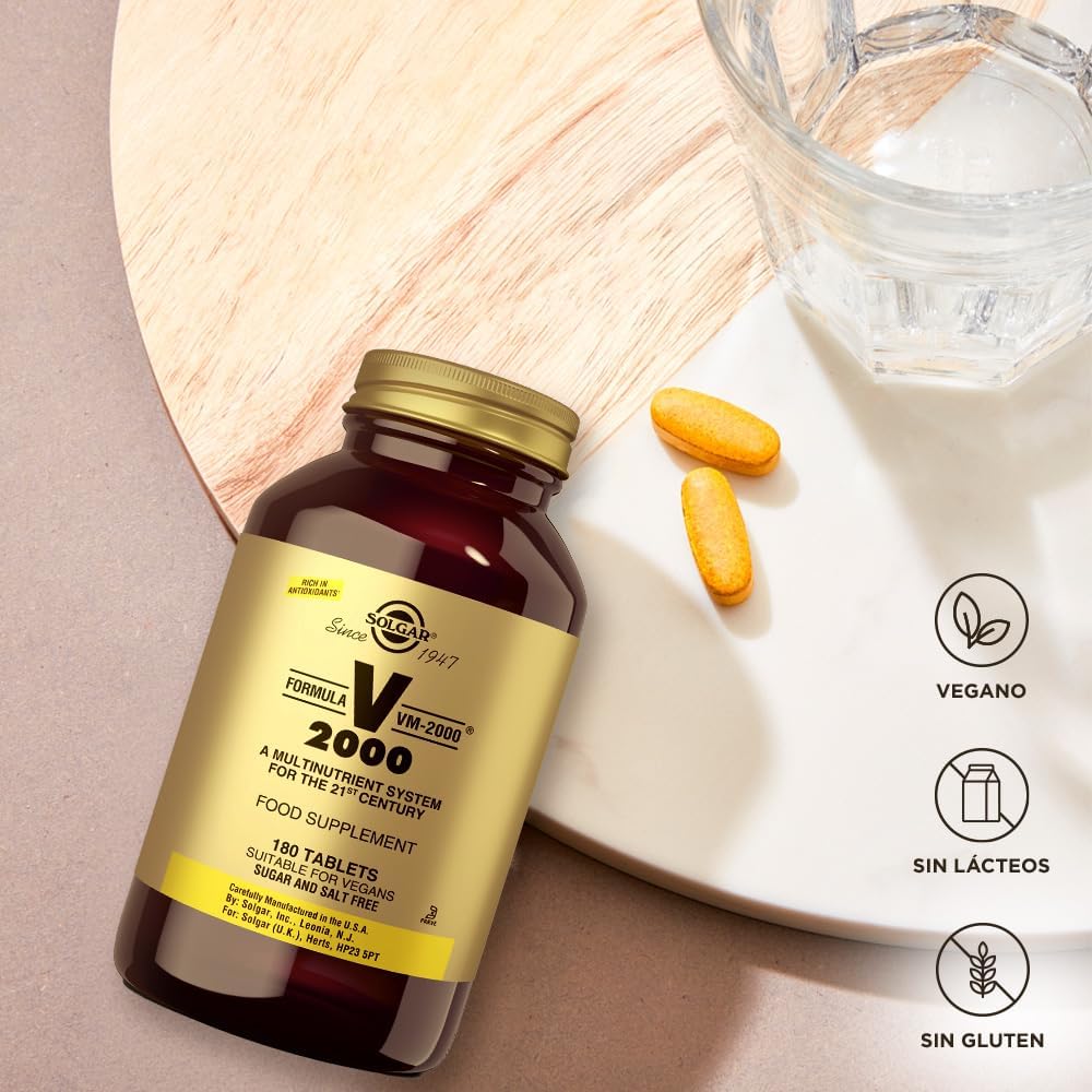 Solgar Formula VM-2000 Multinutrient System - 180 Tablets - görsel 3
