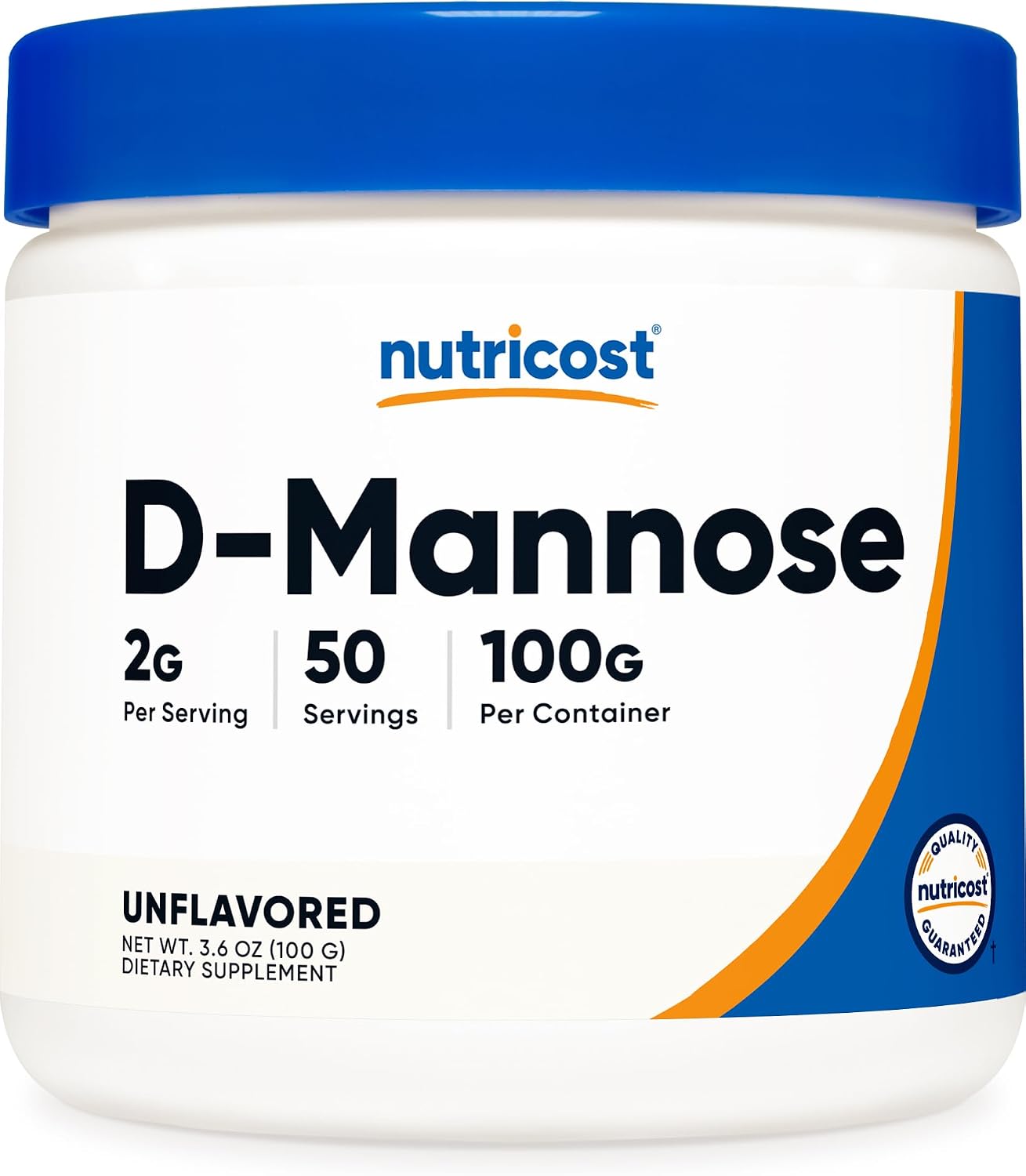 Nutricost D-Mannose Powder 250 Grammes - Non-GMO and Gluten-free - görsel 6