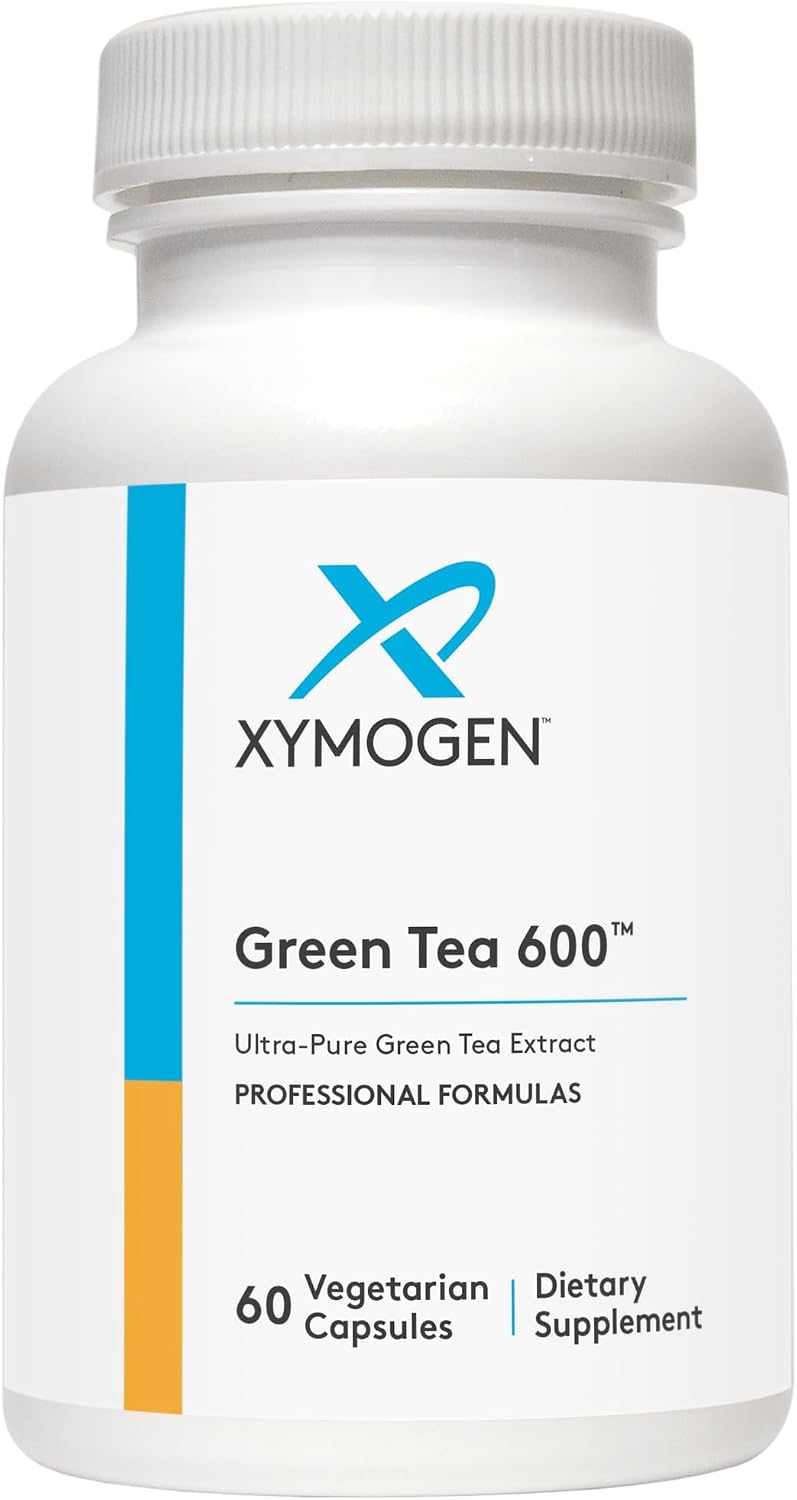 XYMOGEN Green Tea 600 - Antioxidant & Immune Support - 600 mg Green Tea Aqueous Extract - Vegetarian, Gluten-Free & Non-GMO - 60 Capsules - görsel 4