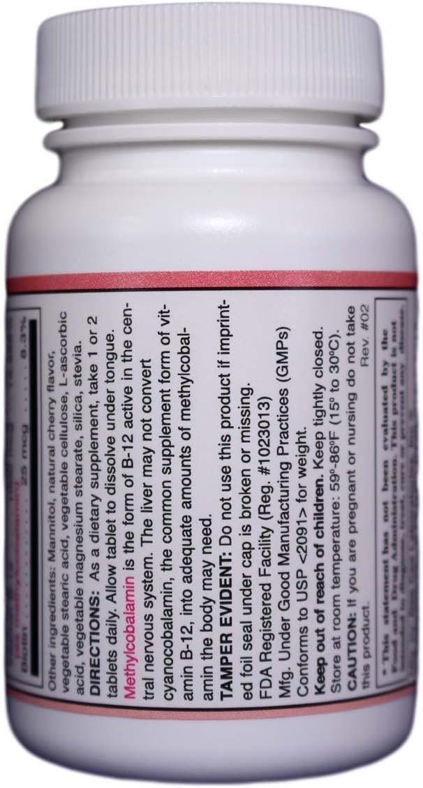 Unique B-12 Sublingual B Vitamins, 90 Vegetarian Capsules - görsel 3