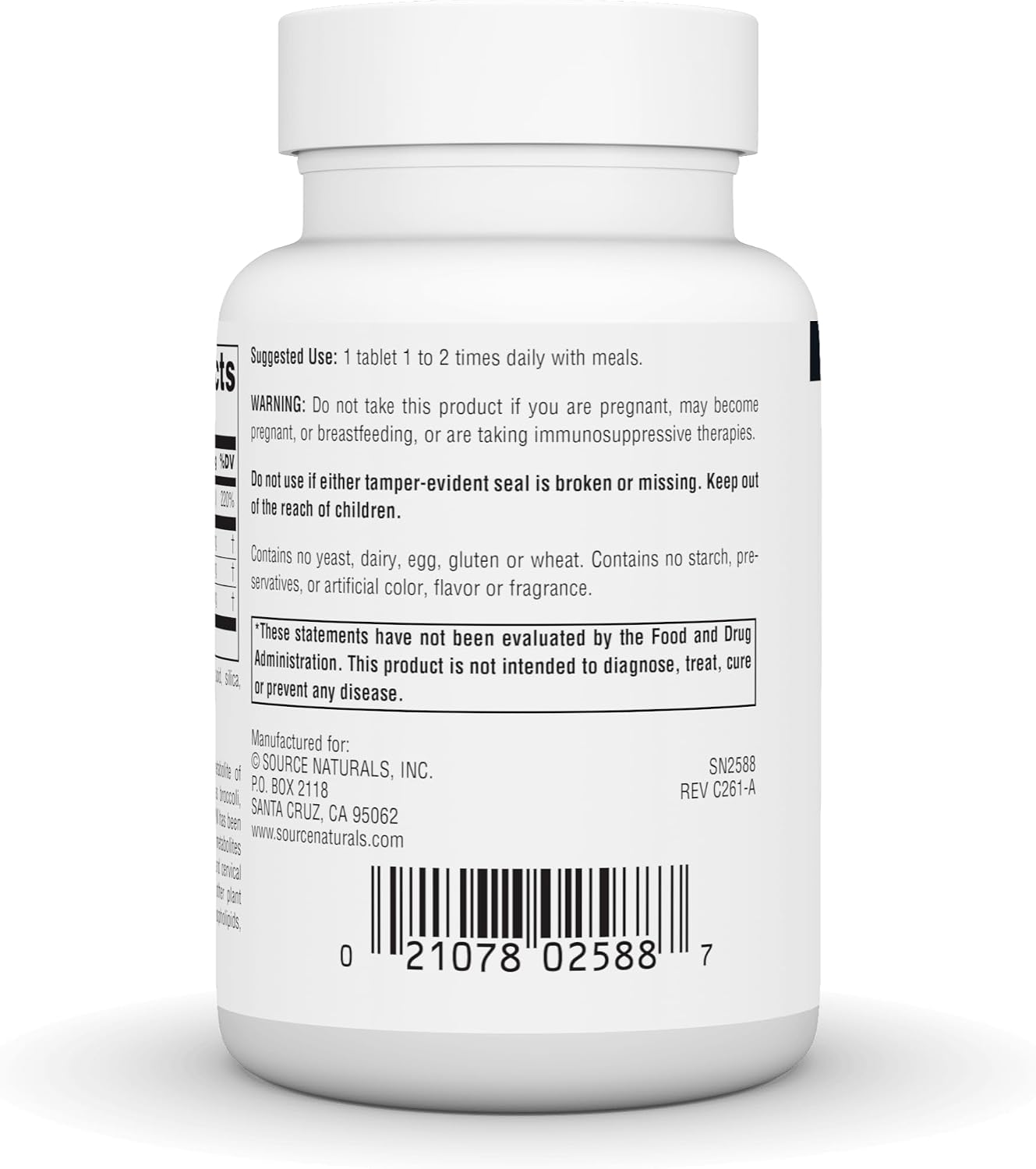 Source Naturals DIM, 200 mg, 30 Tablets - görsel 4